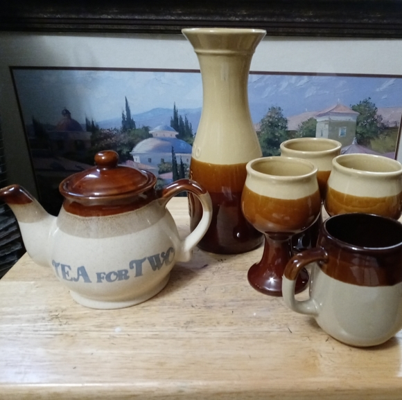 🏤🍇🍍🍷ARMBEE RARE 6 VINTAGE ITEMS WINE &TEA SET SAN FRANCISCO 🍵☕🍷🇺🇸 - Picture 4 of 16